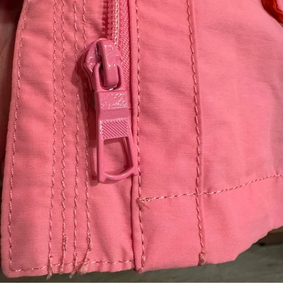 J. Crew Perfect Lightweight Rain Jacket Pink Orange Size Small - Picture 10 of 16
